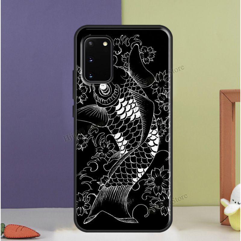 Koi Karpfen Fisch Hülle Für Samsung Galaxy S20 FE S21 S22 Ultra S8 S9 S10 e Note 10 Plus Note 20 Ultra Abdeckung