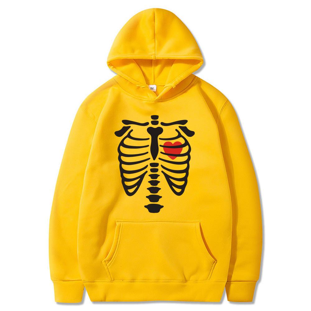 

Толстовка с капюшоном большого размера унисекс, уличная одежда, готический пуловер с принтом скелета, толстовки с капюшоном унисекс, осенне-зимний пуловер, одежда XL