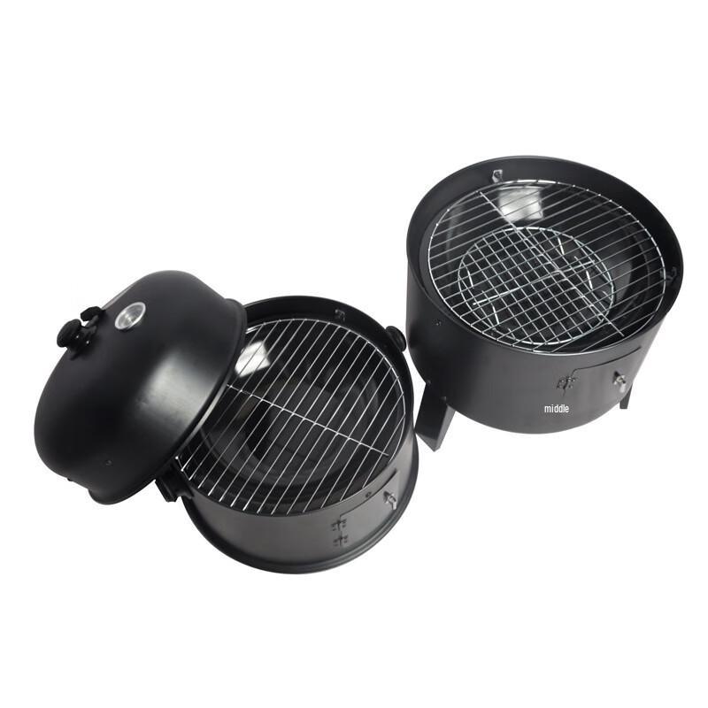 ZISIZ Home Vertical Multi-Layer Charcoal Smoker Grill