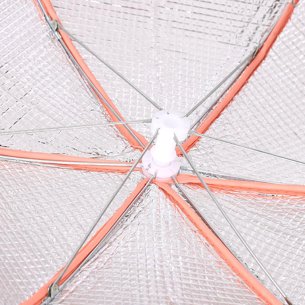 Household Kitchen Foldable Food Mesh Cover Tent Food Preservation Cover Kitchen AccessoryPink