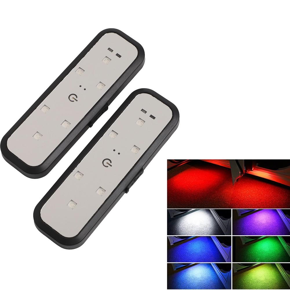 Long Battery Life Car Door Lights 2Pcs Magnetic Induction with Highlight LED