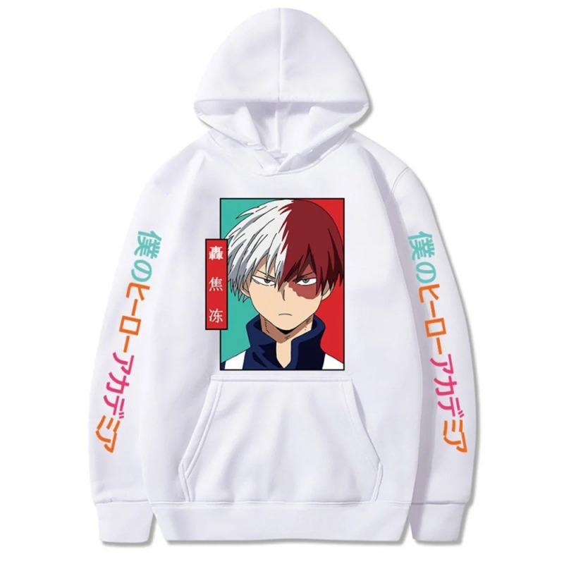 Men Novelty Hoodie Autumn Winter Fashion Sweatshirt My Anime Hero Academia Cosplay Sweater Men Women Pollover Hooded Unisex
