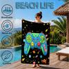 Colorful Gaming Adventure Beach Towel, Microfiber Beach Towel, Perfect For Pool, Beach, Travel, Home Decor Beach Party Fan Gifts
