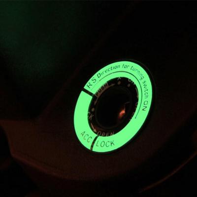 Sticker 5Pcs Fluorescent Letters Ignition Lock Cover Engine Ring Switch Motorcycle Accessories