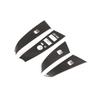 Car Styling ABS Carbon Texture Interior Window Lift Control Switch Button Panel Frame Cover Trim For BMW 5 Series E60 04 - 06