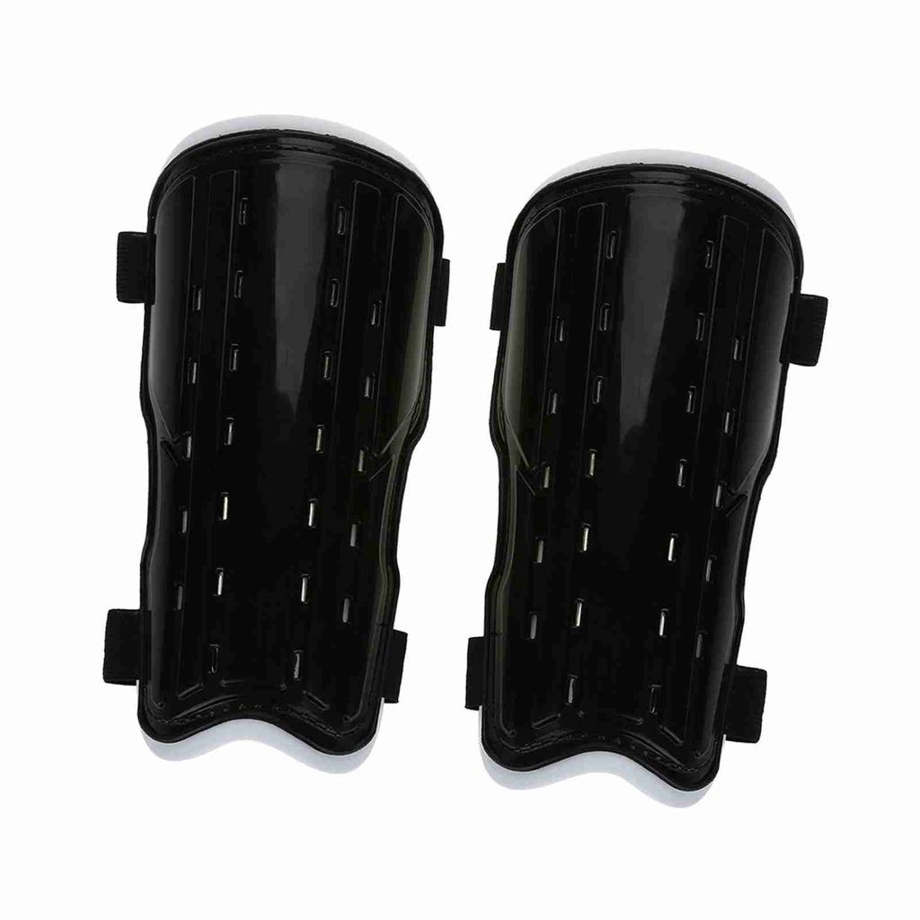 1Pair Soccer Football Breathable Leg Shin Protective Guards Pad Board for Adults (Black)