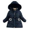 Kids' Fashion Fleece-Lined Thickened Hooded Oversized Sweatshirt Warm Casual Jacket For Fall/Winter