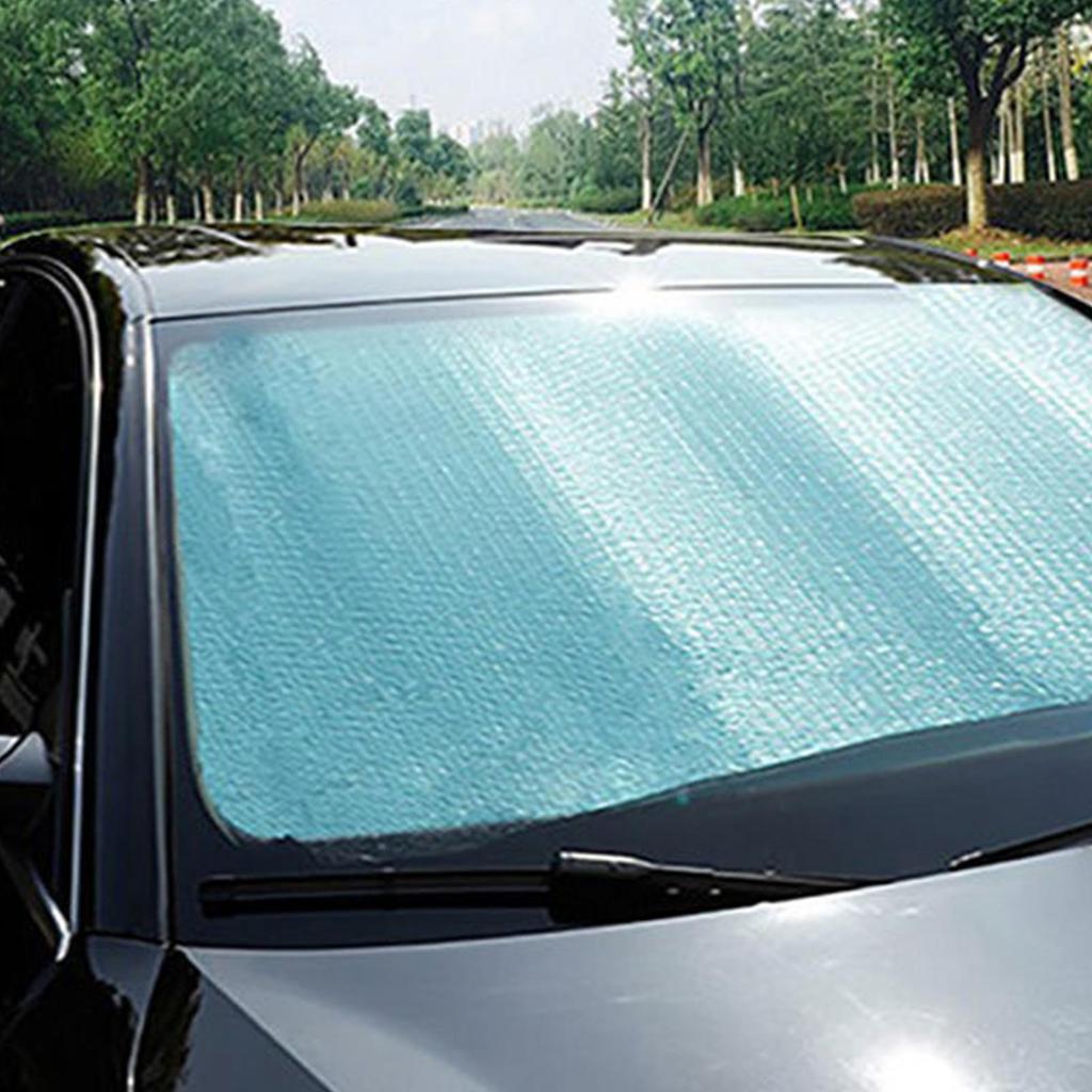 Car Windshield Sunshade Car Sun Protection and Heat Insulation Sunshade Foldable Protects against UV for compact cars