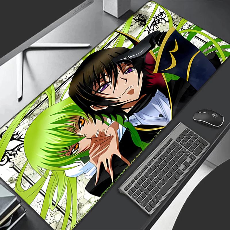 Anime Code Geass Theme Premium Non-slip Mouse Pad with Stitched Edges,Durable Rubber Material,for Desktop & Gaming Great Gifts