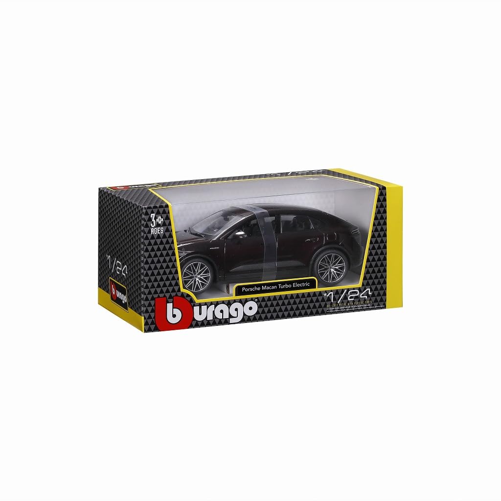 Kyosho BURAGO Porsche Macan 4 Electric 2024 Dark Brown Finished Model BUR21114DBR 1/24