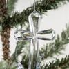 Klare Acryl Weihnachtsdekorationen Weihnachtskugel Elegante Religiöse Dekoration mit Aufhängeseil Winterparty Geschenk