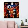 DIY Diamond Painting Happy Halloween Cross Stitch Kit Mosaic Art Diamond Painting Full Circle Diamond Home Decoration