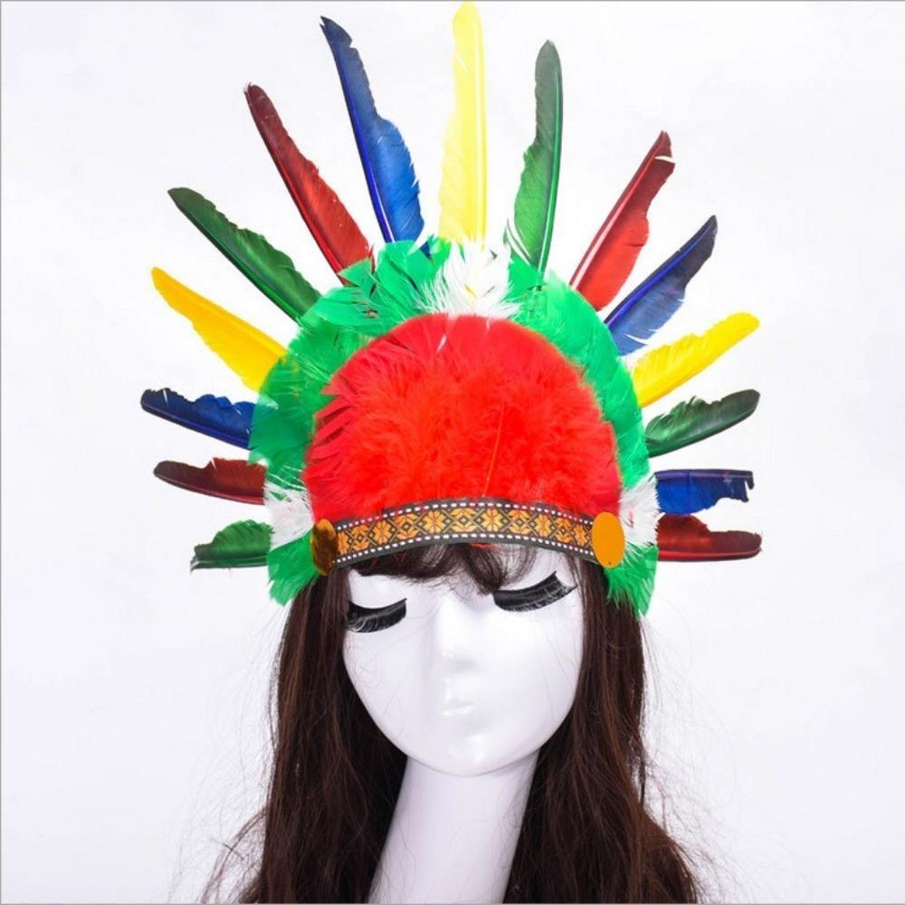 Children's Day Headpiece Fancy Dress Party Headwear New Feather Headdress