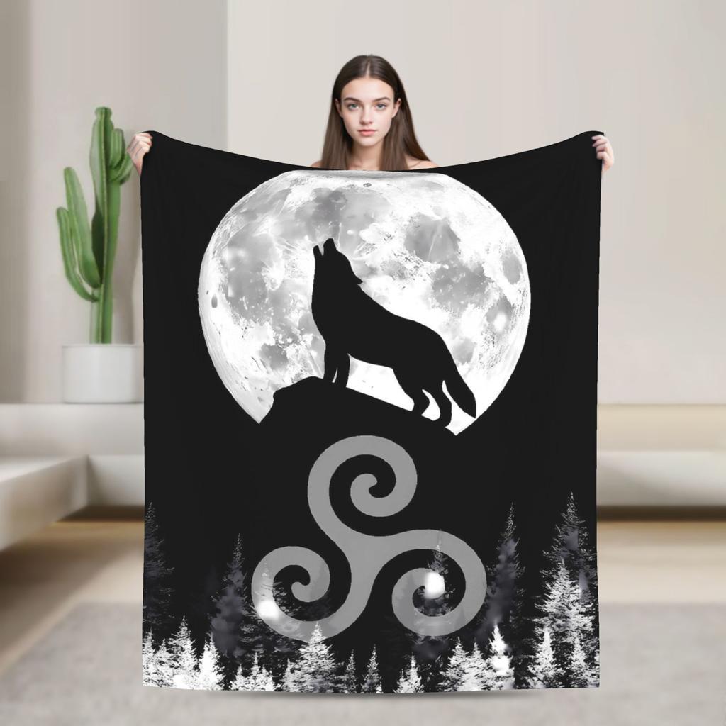 Revelations Teen Wolf Blanket  Travel Flannel Throw Blanket For Living Room Super Soft Design Quality Bedspread Birthday Present