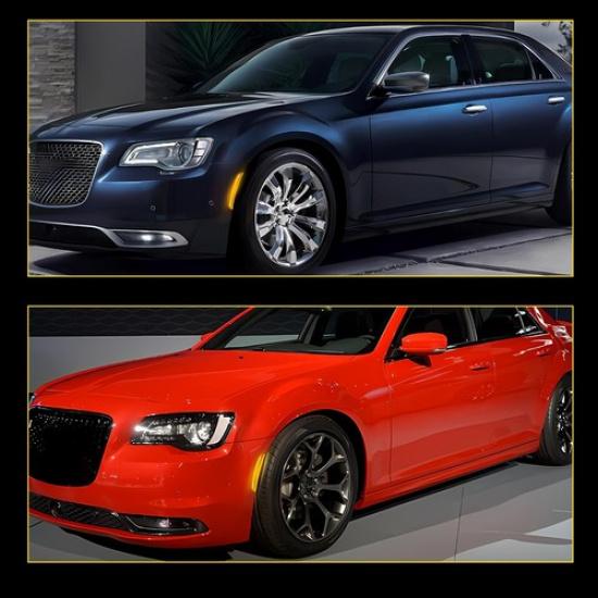 For Chrysler 300 2015- Amber LED Side Marker Light Lamps Front Amber Lens EV