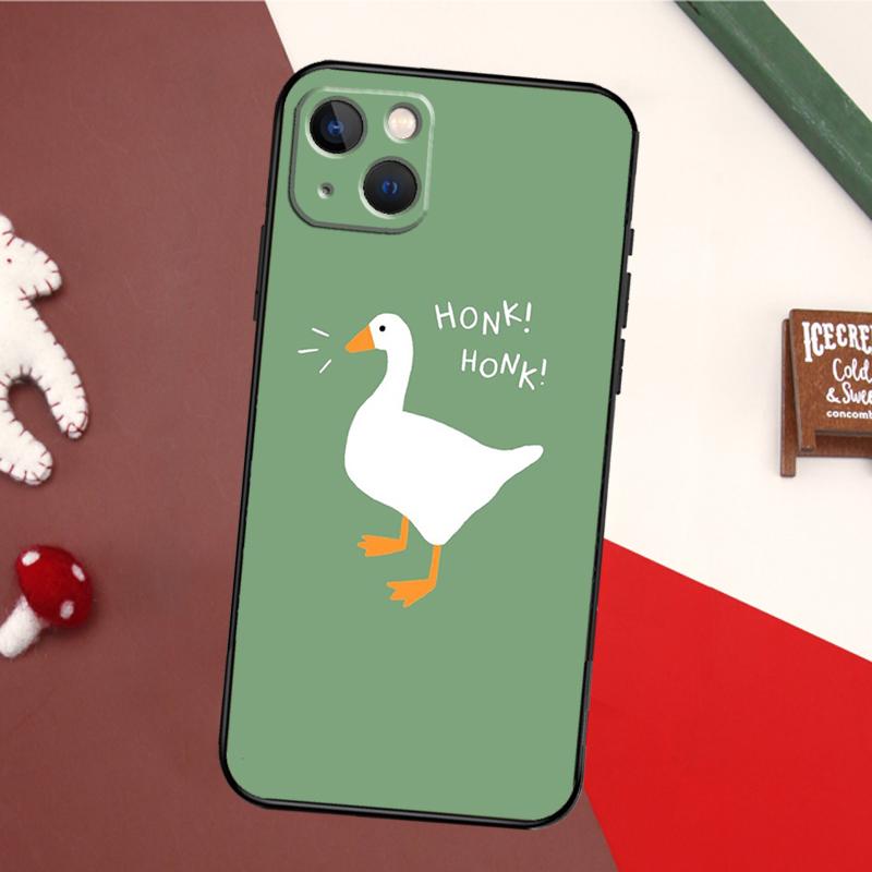 

Funny Cartoon Duck Case For iPhone 15 Pro Max 14 13 12 11 16 17 Pro Max mini 15 16 Plus 16e 17 Air Back Cover iPhone 16 Pro