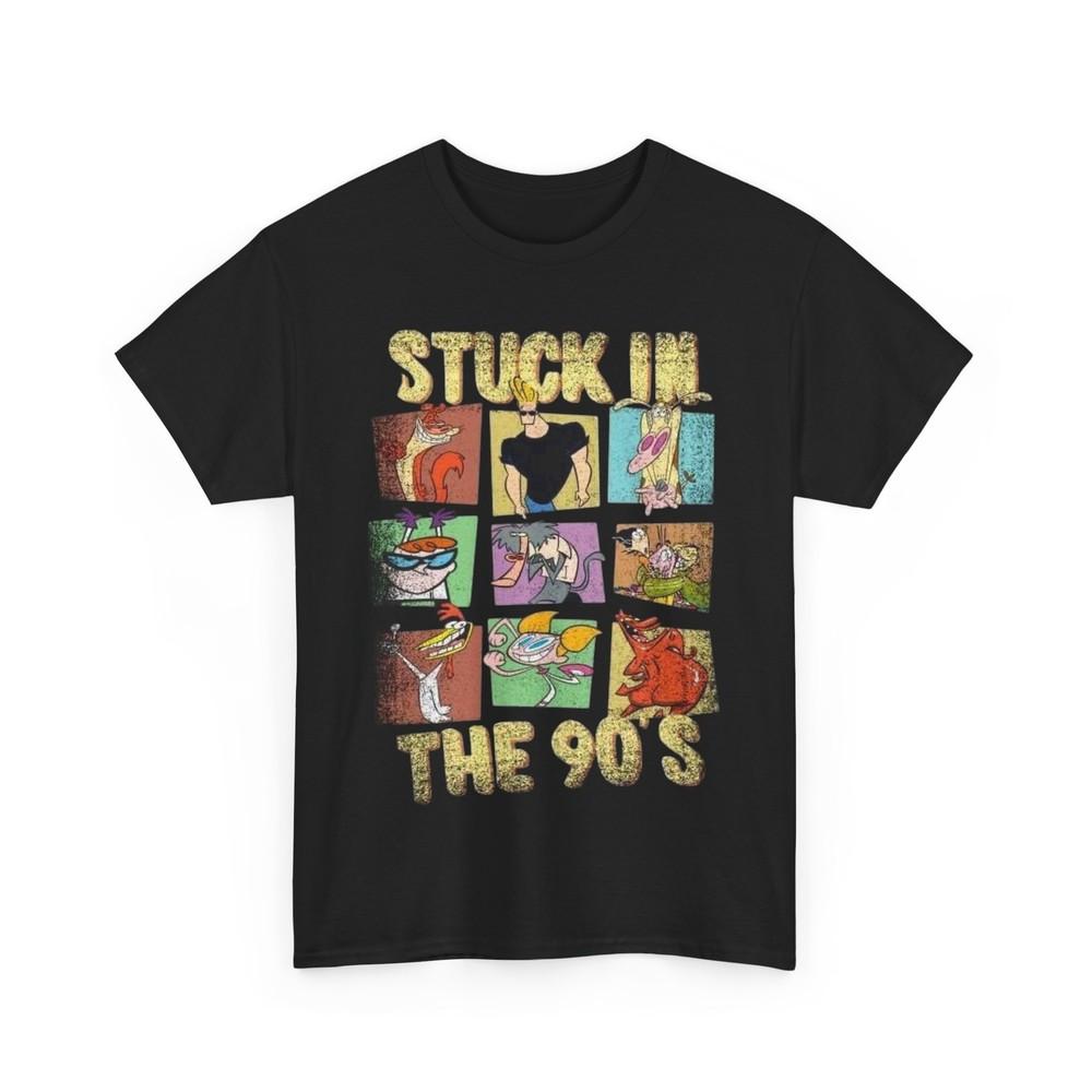 

Винтажная футболка унисекс для любителя мультфильмов, рубашка с ностальгией по 90-м, ретро футболка для фаната мультфильмов XL