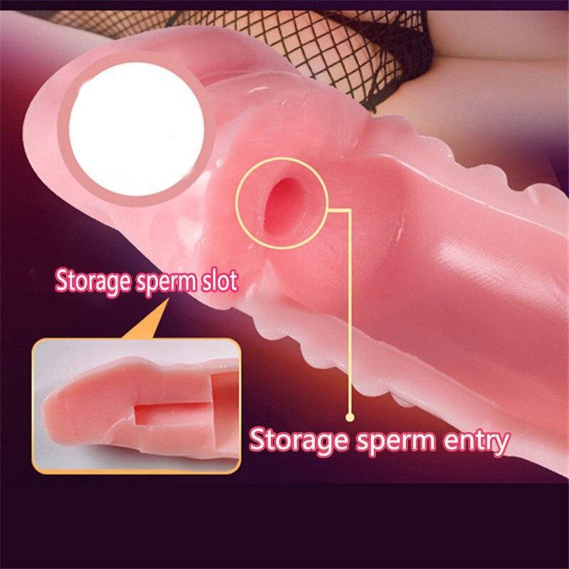 Silicon Penis Extender Dick Enlargement Penis Sleeve Condom Binding Scrotum Delay Ejaculation Reusable Sex Toys