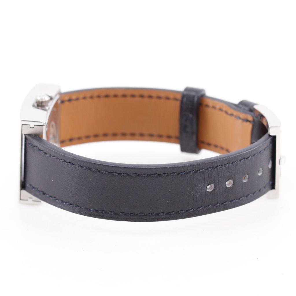 HERMES Belt watch Watches BE1.110 WhiteDial Stainless Steel/leather Quartz Analog display Women Used