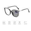 Unisex Retro Cat Eye Pochromic Glasses Trendy Color Changing Reading Glasses for Men Women Fashion Outdoor Sunglasses+4.0