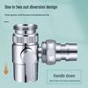 Handheld Shampoo and Shower Head Diverter with Hose
