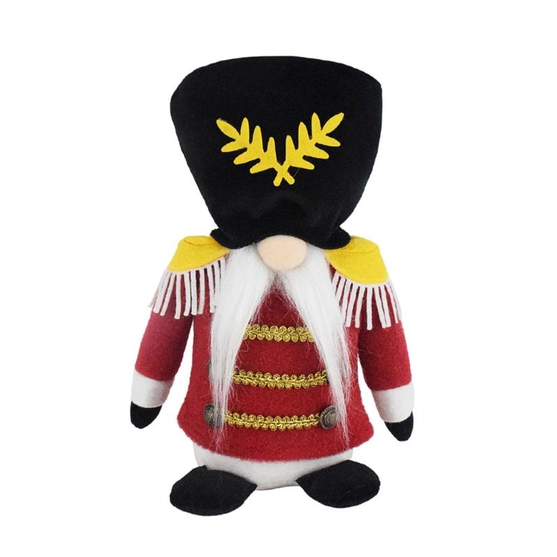 

Christmas Nutcrackers Gnomes Soft Toy Stuffed Plushie Dolls with Button for Children and Animes Fan Home Decoration 1