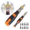 Multi-angle Ratchet Screwdriver Household Screwdriver Bidirectional Ratchet Screwdriver Portable Multifunctional Repair Tools