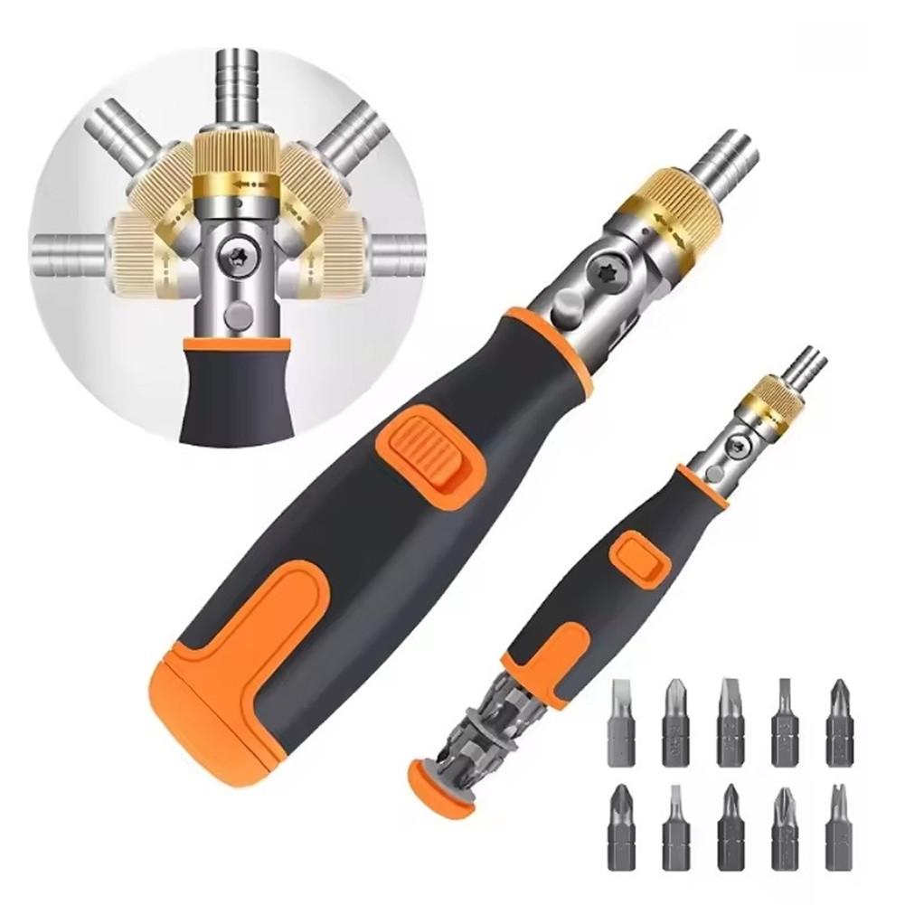 Multi-angle Ratchet Screwdriver Household Screwdriver Bidirectional Ratchet Screwdriver Portable Multifunctional Repair Tools