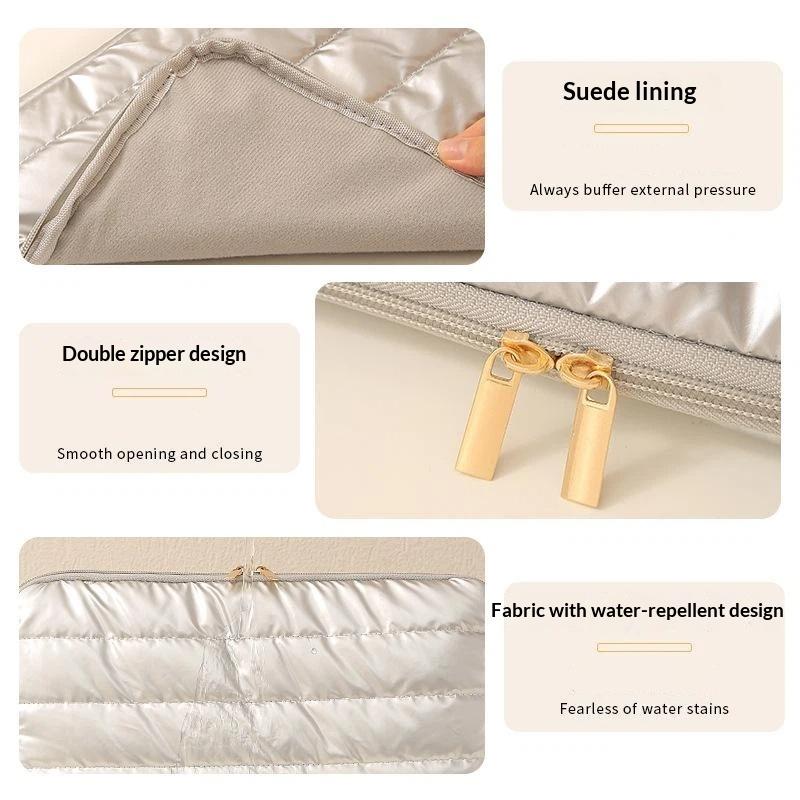 Lightweight Laptop Bag Large Capacity Water-Resistant And Shockproof Portable Commuter Notebook Storage Bag Business Laptop Case