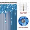 4Pcs Sparkling Diamond Shower Curtain Set, Shiny Bathroom Trim, Carpet And Toilet Seat,Burgundy Luxury Textured Colorful