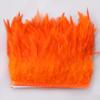 Sharp Chicken Feather Trim Fabric: White & Colored Strips, Hot Selling Cross-Border Fabric Tape.