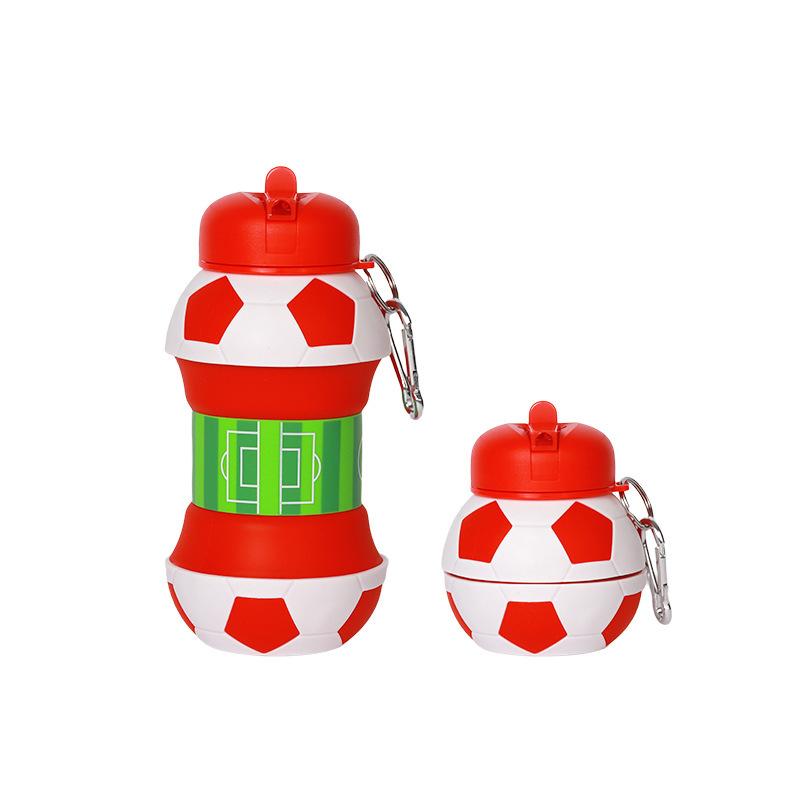 Silicone Foldable Water Bottle Portable Leakproof Cup for Outdoor Sports Travel School Use 350ml 550ml Available