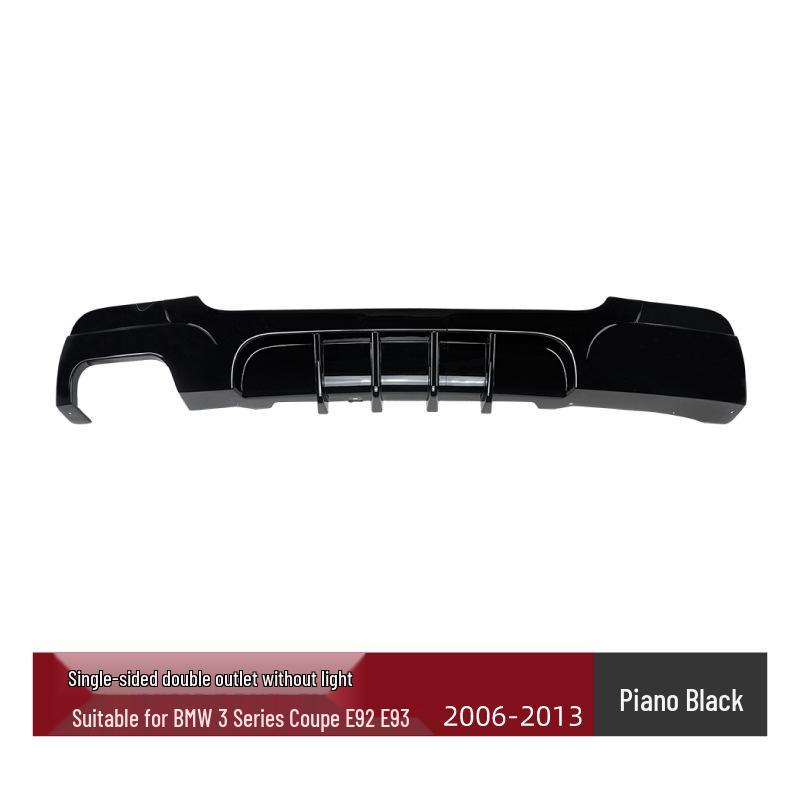 Compatible BMW 3 Series Coupe E92/E93 M Sport Rear Bumper Spoiler Lip for Tail Modification.