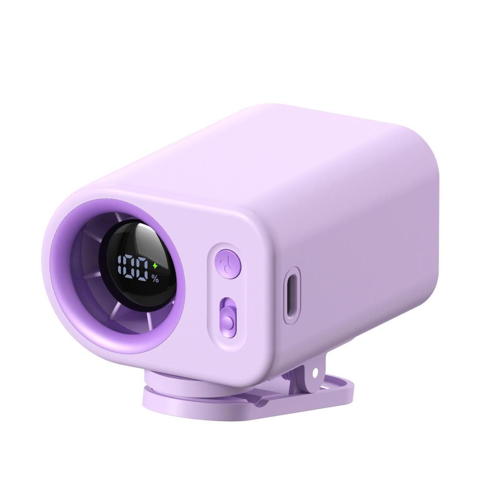 Portable USB-Charging Waist Fan with Umbrella Clip and Multifunctional Design