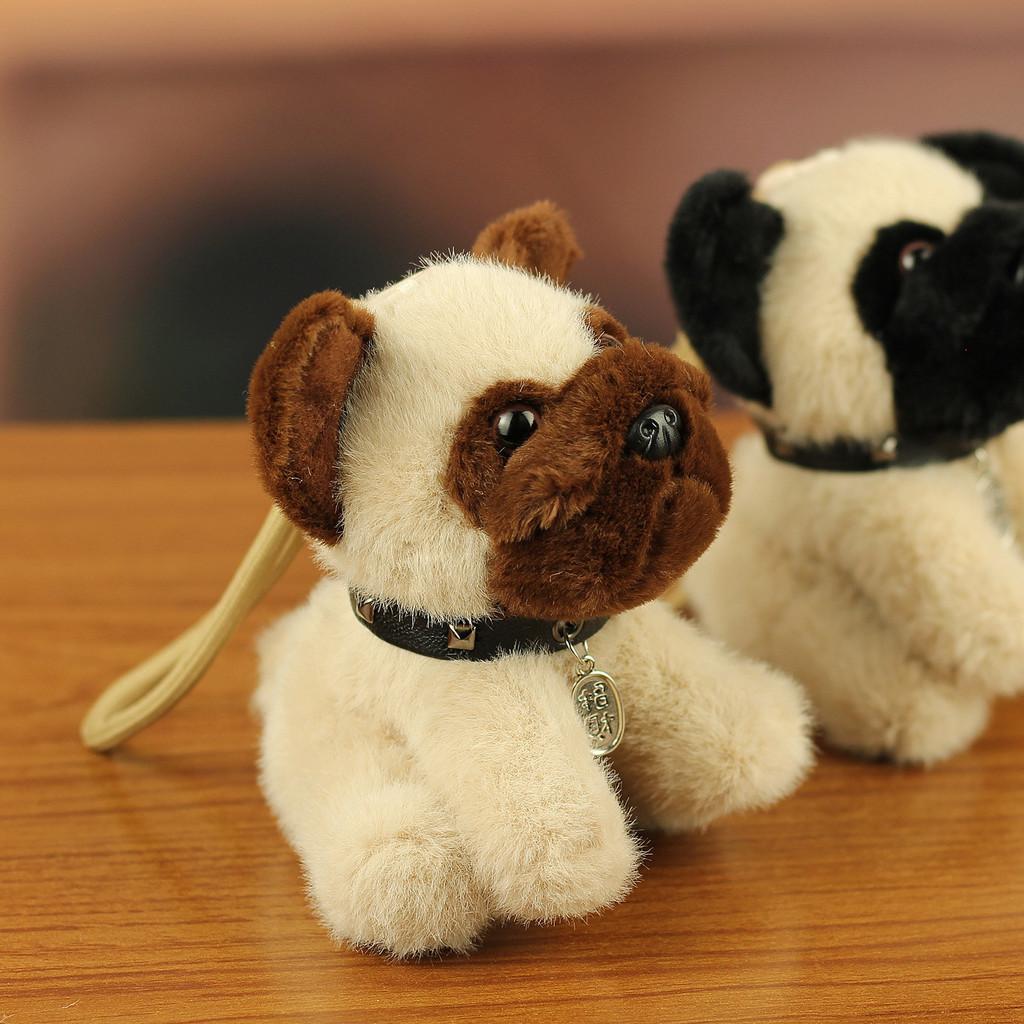 Plush Dog Keychain Cute Bear Dog Phone Charm With Pp Cotton Filling For Kids And Adults