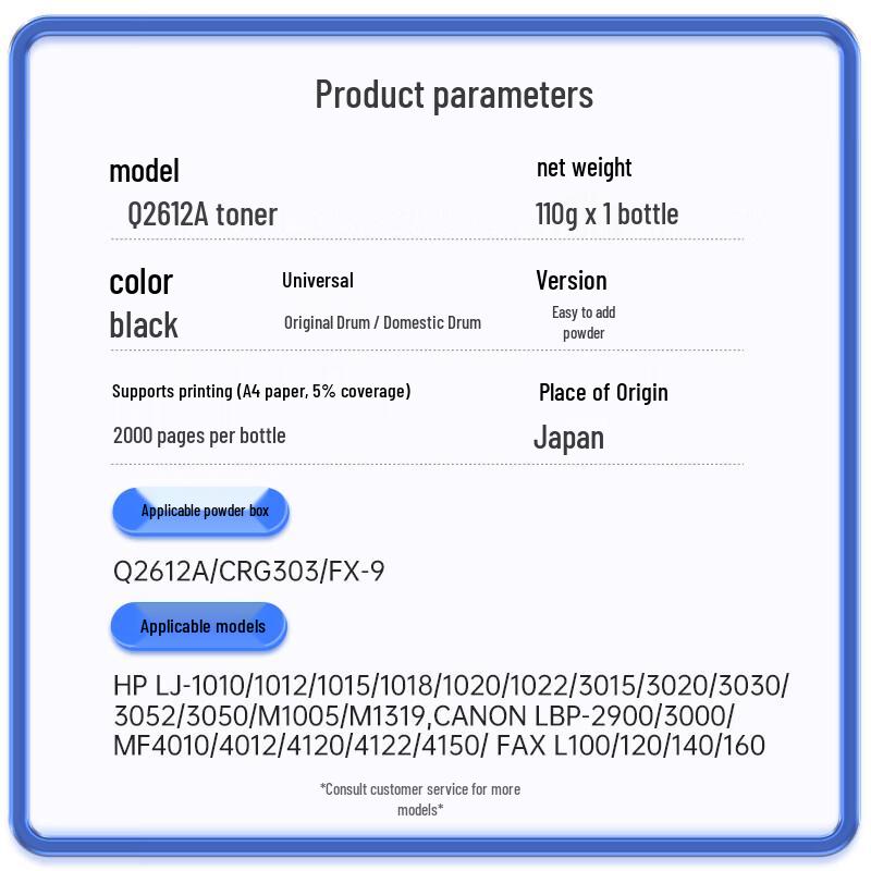 Laseng Q2612A Compatible Toner and Drum Units