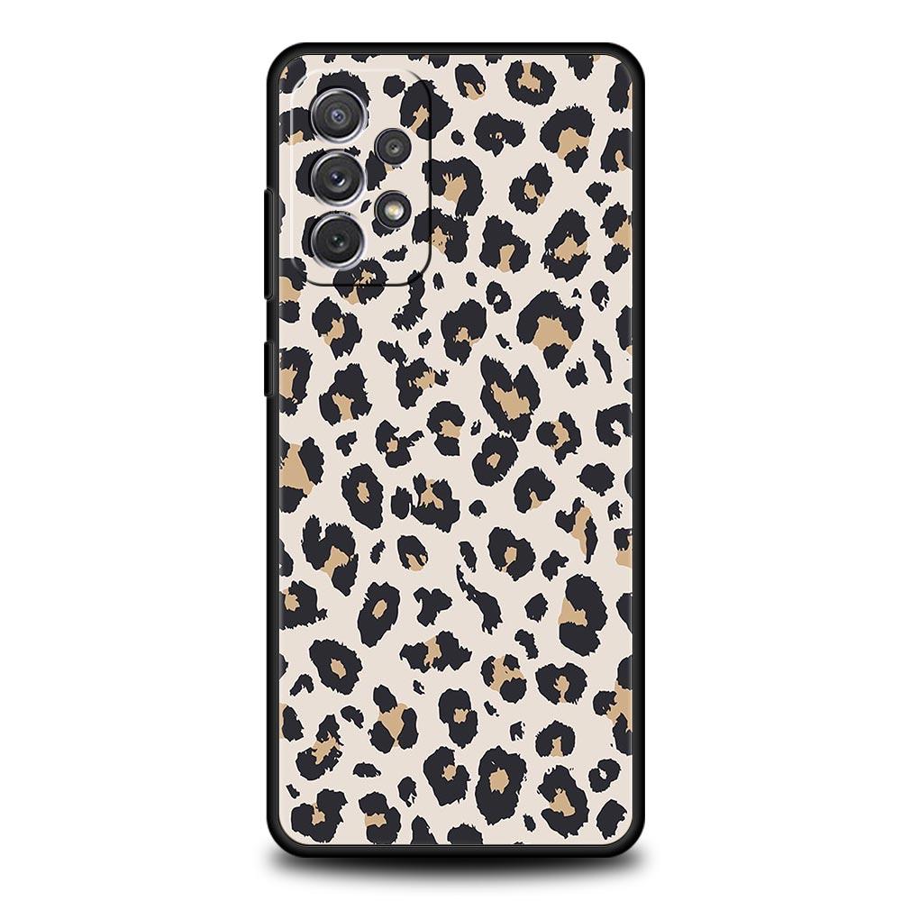 Moderne Handyhülle mit Tiger-Leopardenmuster für Samsung A15 A13 A51 A71 A41 A31 A21S A03S A05 A35 A55 A23 A25 A33 A53 A73 5G Hülle