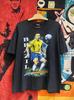 Maglietta da Calcio Vintage Anni '90 Ronaldo R9 "El Fenomeno" Brasile Icona Leggendaria del Calcio Coppa del Mondo di Calcio / Maglietta Vintage Moda Calcistica Taglia L
