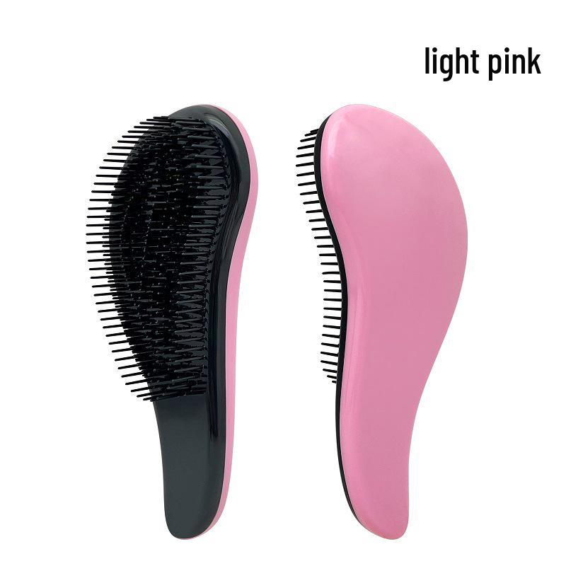 

Non-Tangling Plastic Hair Comb for Smoothing & Hairdressing світло-рожевий колір