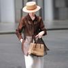 Camicia da donna Lanse'er a maniche lunghe in misto seta