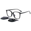 Zk2301 Magnetic Sleeve Glasses Men And Women Three-In-One Tr90 Polarized Sunglasses One Mirror Dual-Purpose Can Be Equipped With Myopia Glasses