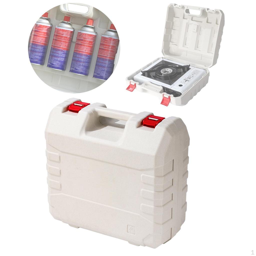 Tank Storage Cover Burner Stove Carry Case Windbreak 4 Gas Canisters -bag Camping -storage for