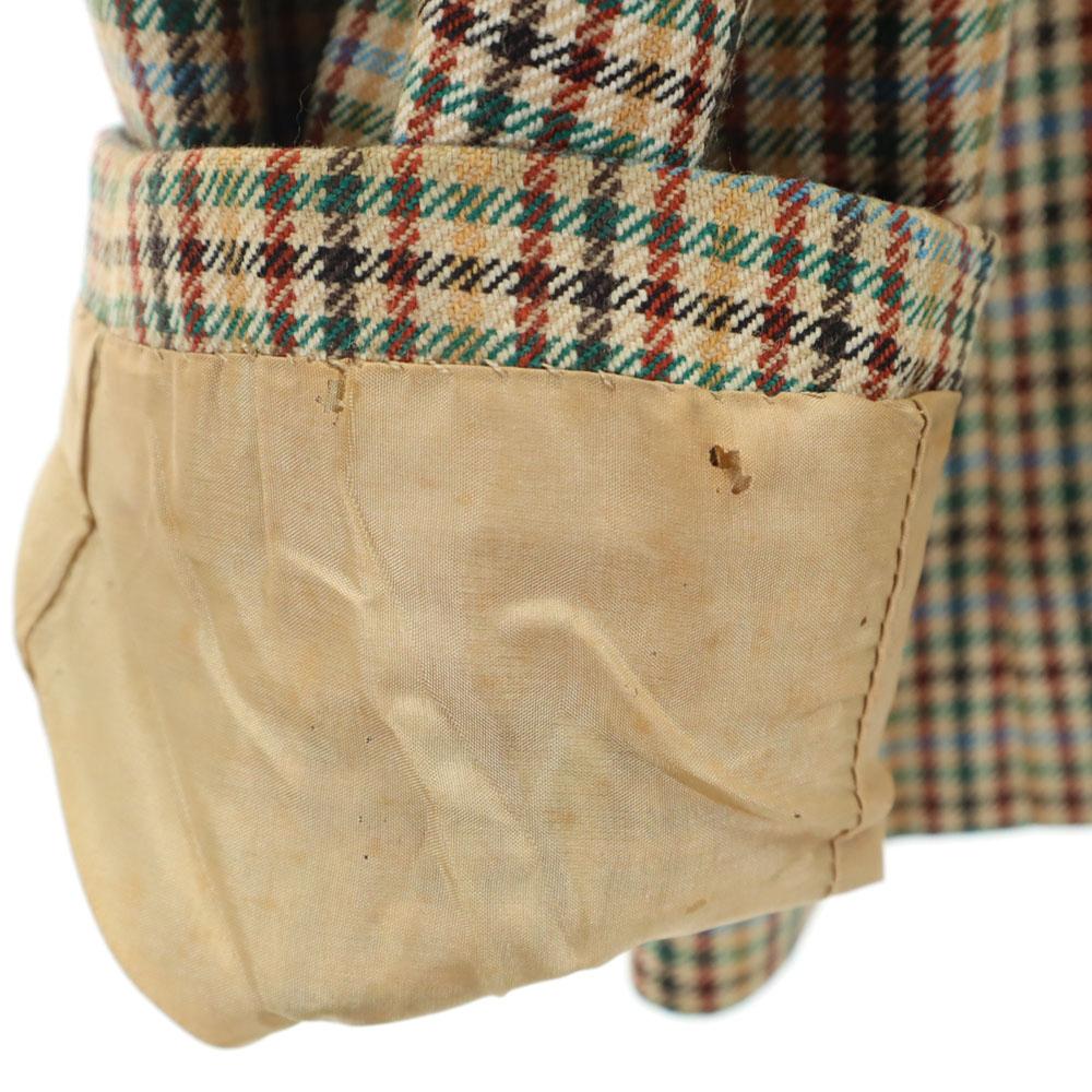 CELINE 80s 90s Made in France Old Check Pattern casual Skirt suit Setup Women Used