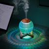Umidificatore a Sfera di Cristallo con Luce LED Colorata – Nebbia Silenziosa per Casa e Camera da Letto