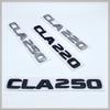 3D ABS Letters Car Fender Trunk Emblem Badge Sticker For Class C118 W117 CLA180 CLA200 CLA220 CLA250 CLA260 4MATIC Accessories