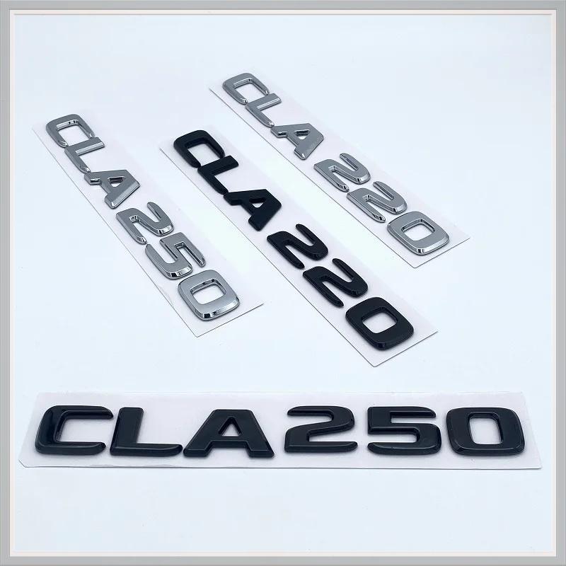 3D ABS Letters Car Fender Trunk Emblem Badge Sticker For Class C118 W117 CLA180 CLA200 CLA220 CLA250 CLA260 4MATIC Accessories