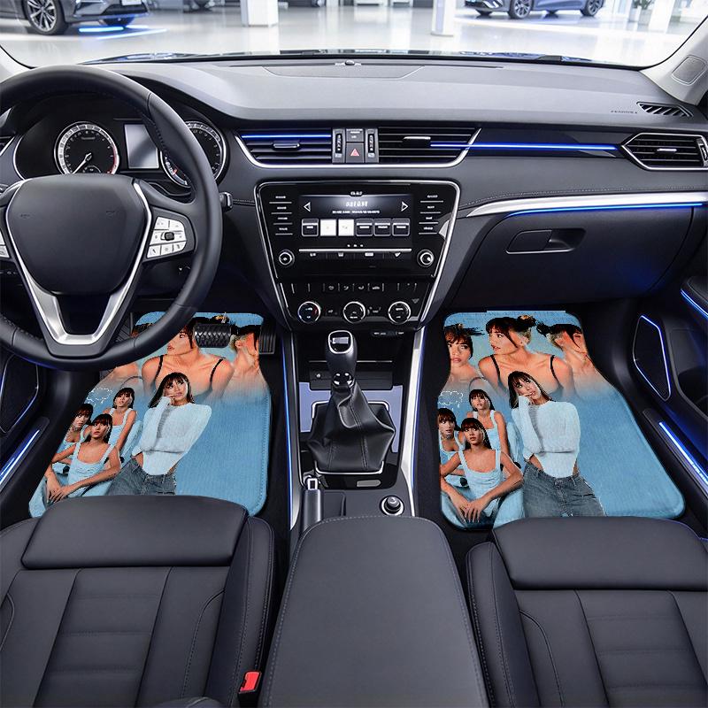 Aitana Black Car Floor Mats Full Coverage All-Season Car Mats XPE Non-Slip Wear-Resistant Mats Suitable SUV Interiors Textured Carpets