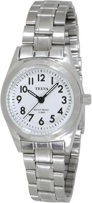 [Clefa] Analoge Damenuhr Wasserdicht Metallarmband Silber TE-AL010-WTS