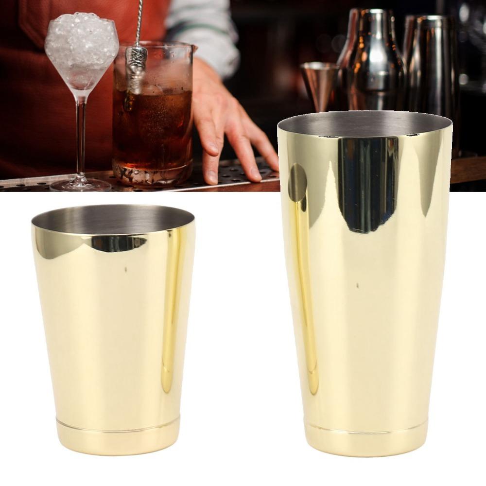 2 Section Cocktail Shaker 304 Stainless Steel Bar Wine Cup Shaker Bartending Mixer Homebars