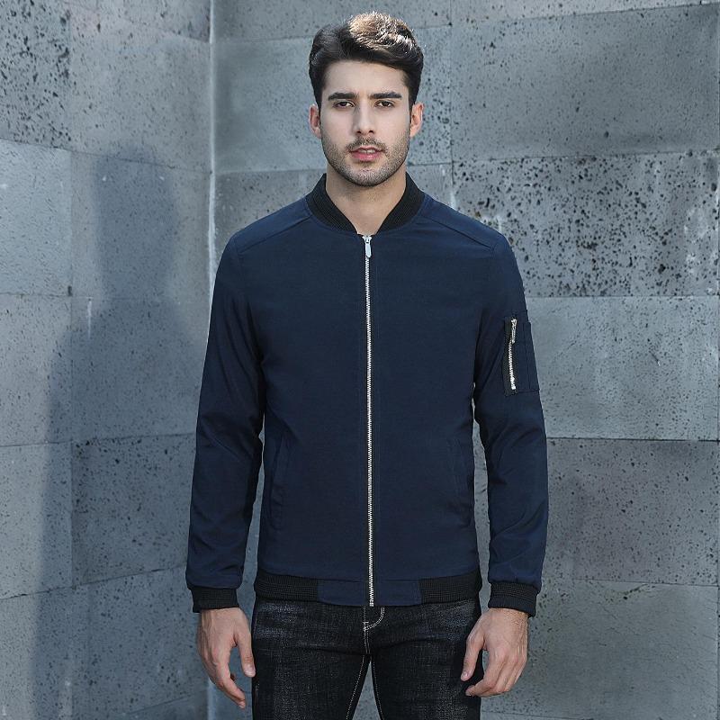 

2026 Winter Men s Slim Fit Fleece-lined Warm Jacket, Casual Fashion with Stand-up Collar 6XL